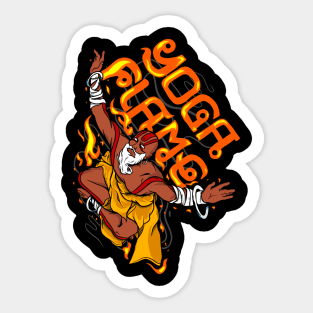 Yoga Flame Sticker